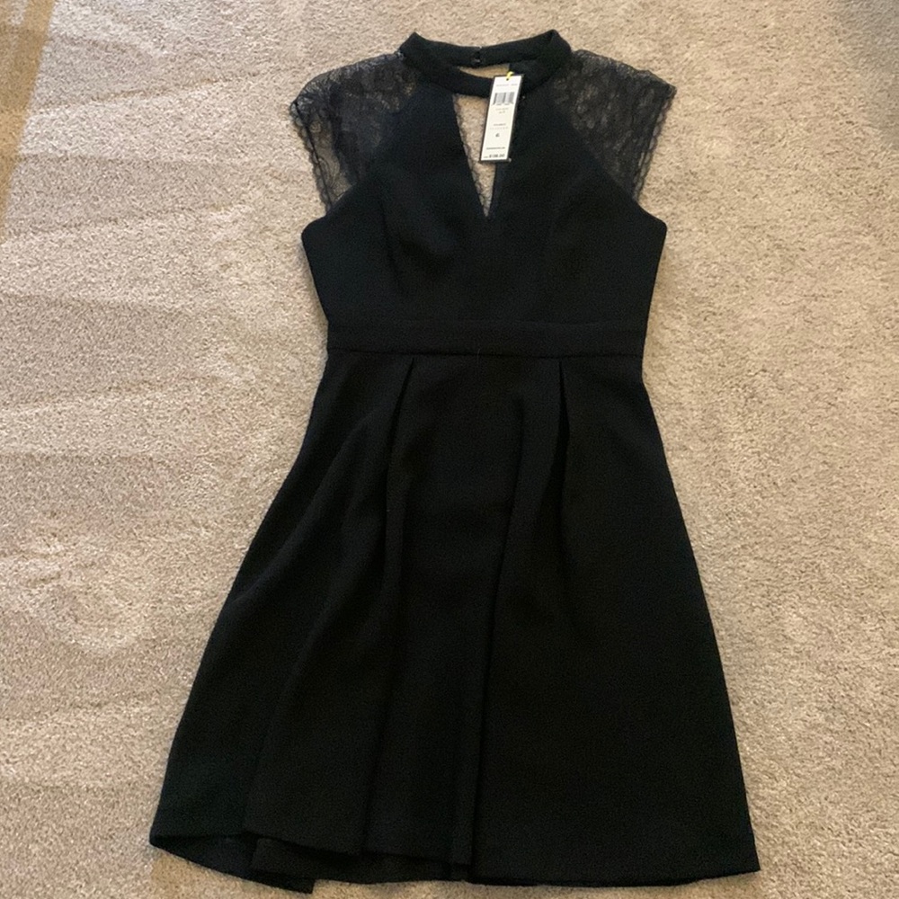New, never worn BCBG Black Lace dress
